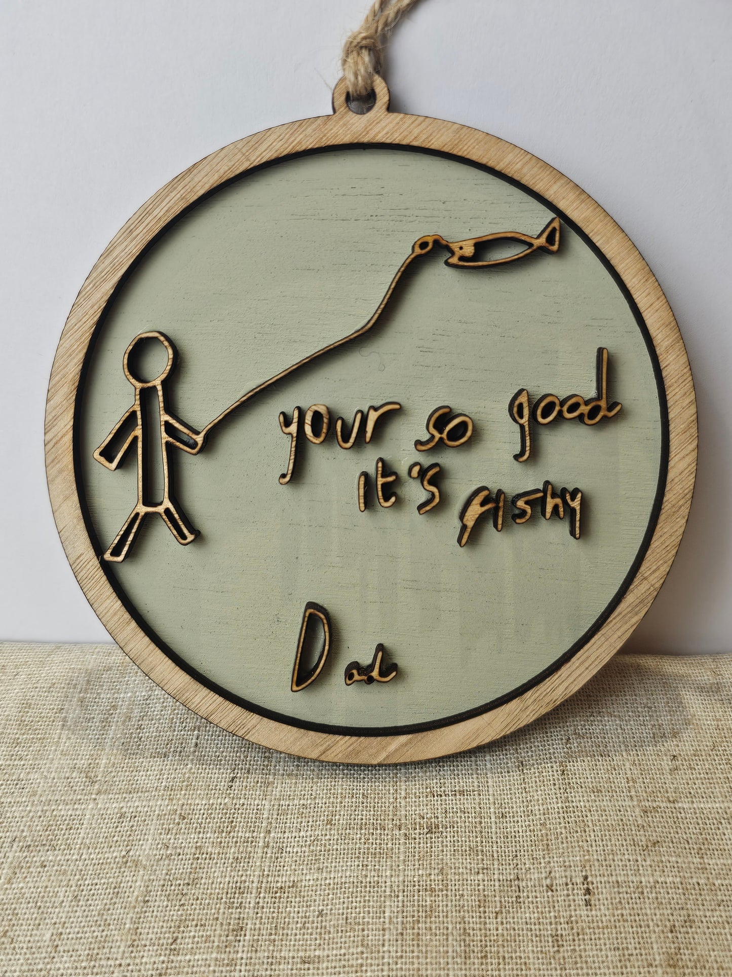 Bespoke Childs Drawing Wooden Wall Art - Slice of Wild
