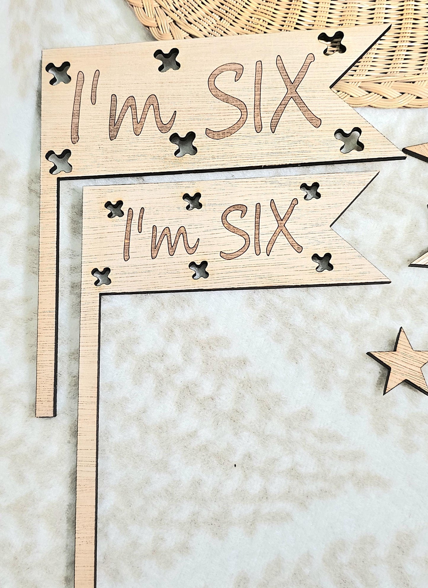 Birthday cake topper - Slice of Wild