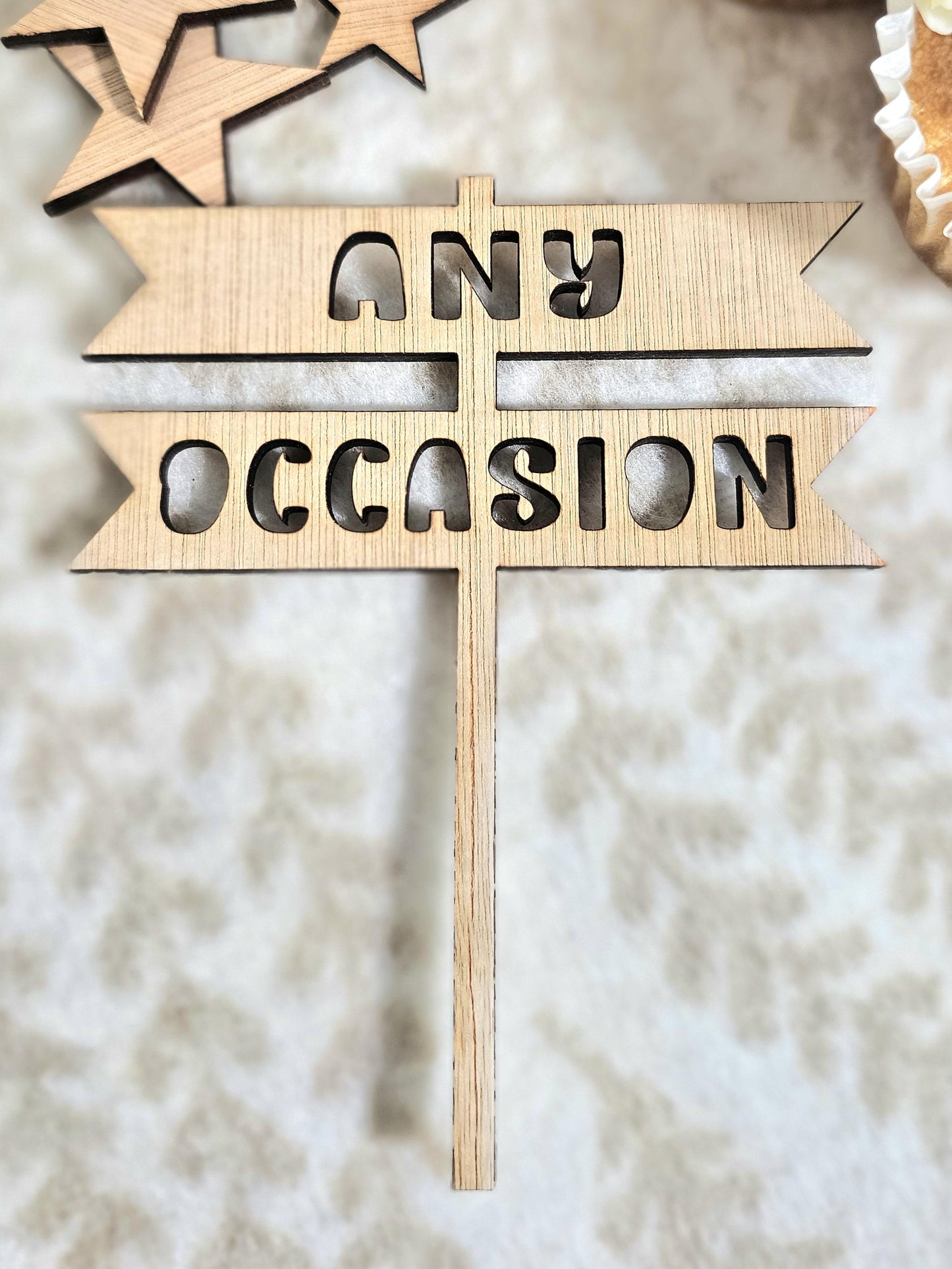 Sign Cake Topper - Slice of Wild