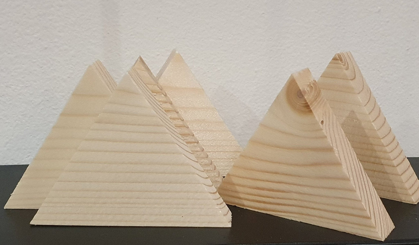 Chunky Wooden Triangles - Slice of Wild