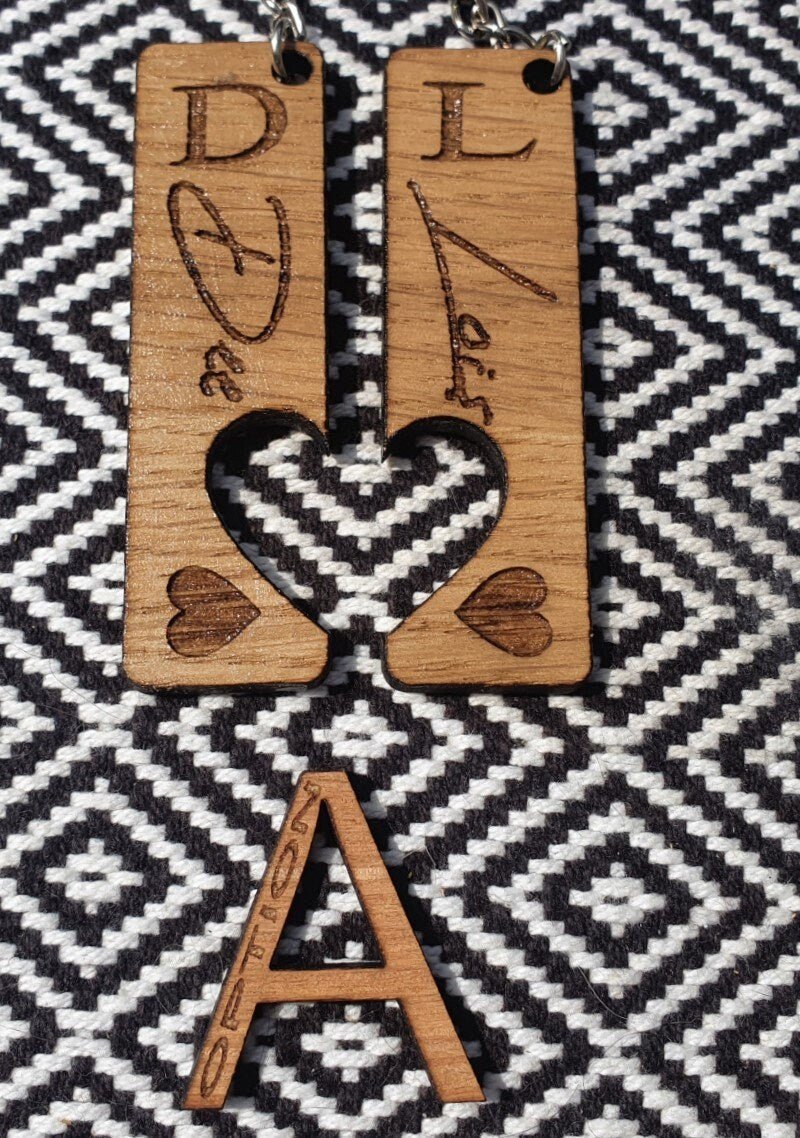 Couples Key Ring - Slice of Wild