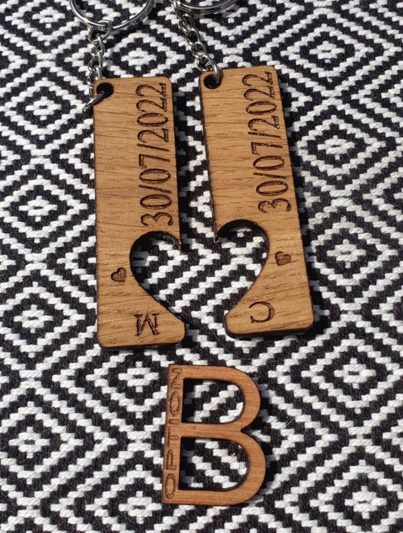 Couples Key Ring - Slice of Wild