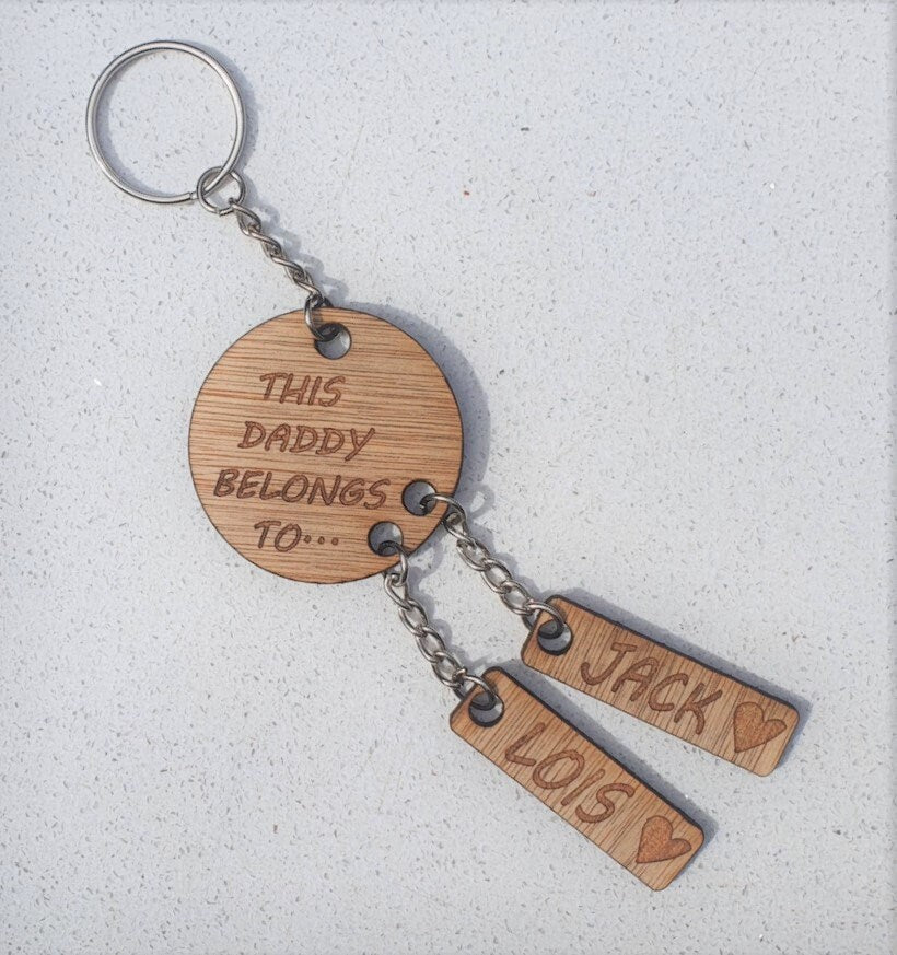 Dad/Father's Day Keyring - Slice of Wild