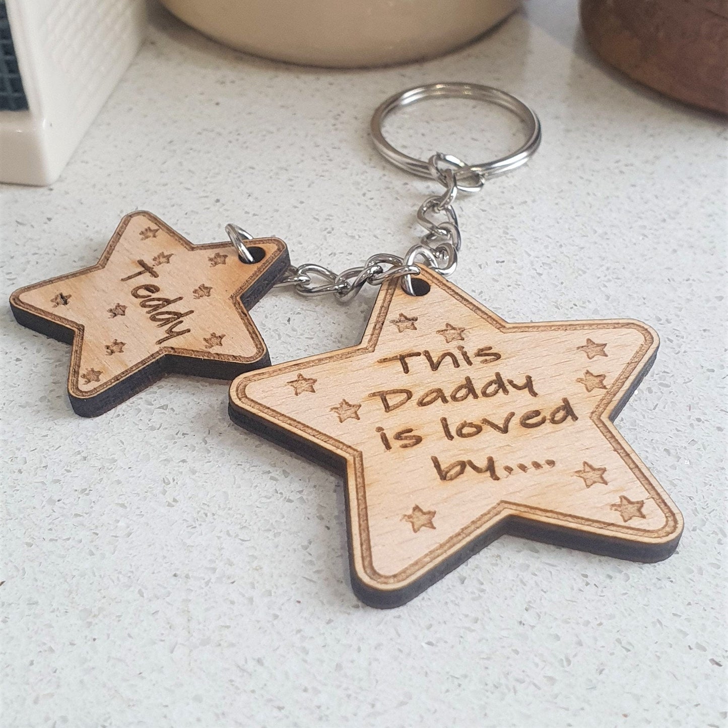 Dad/Father's Day Keyring - Slice of Wild