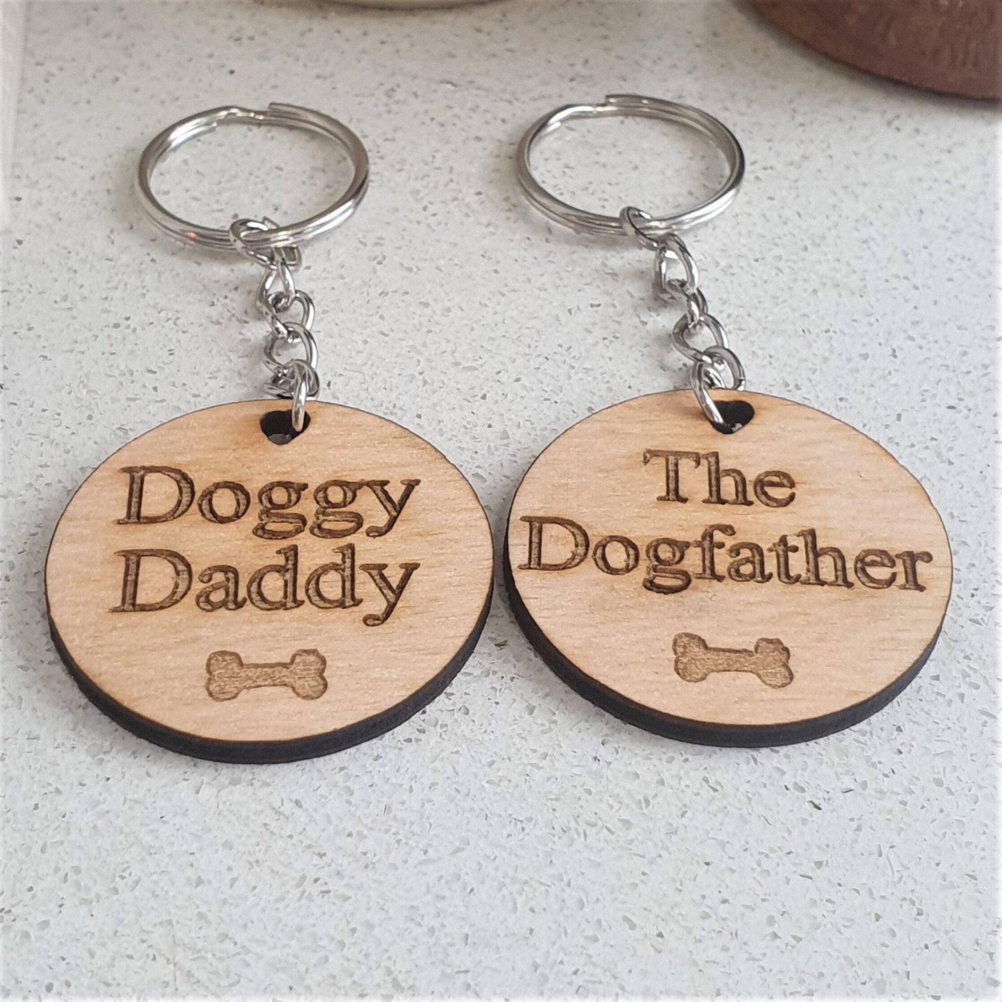 Dog Dad Keyring - Slice of Wild