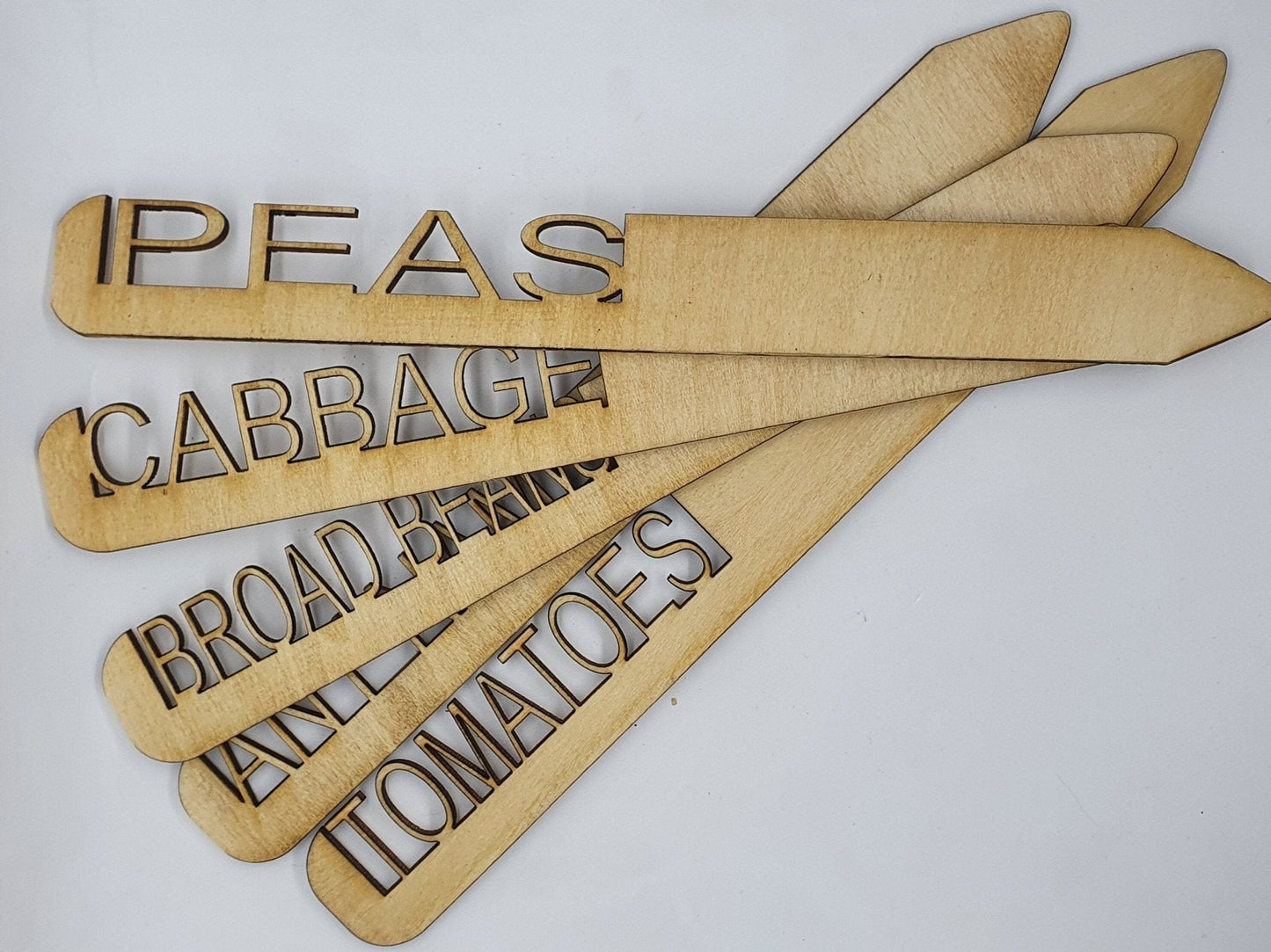 Eco Friendly Vegetable Herb Plant Garden Markers. - Slice of Wild