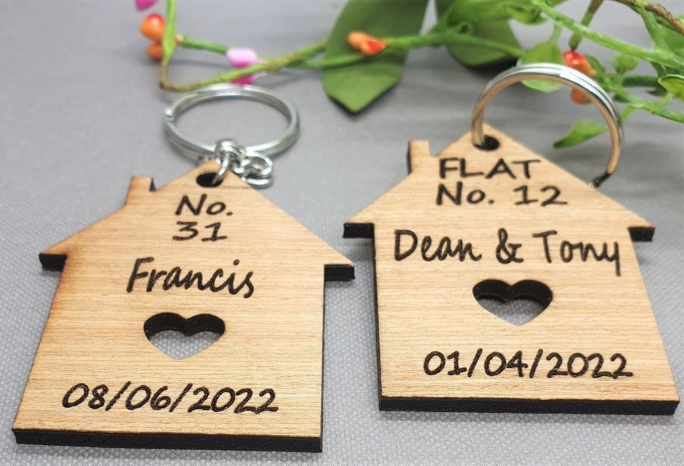 Our First Home Keyring - Slice of Wild