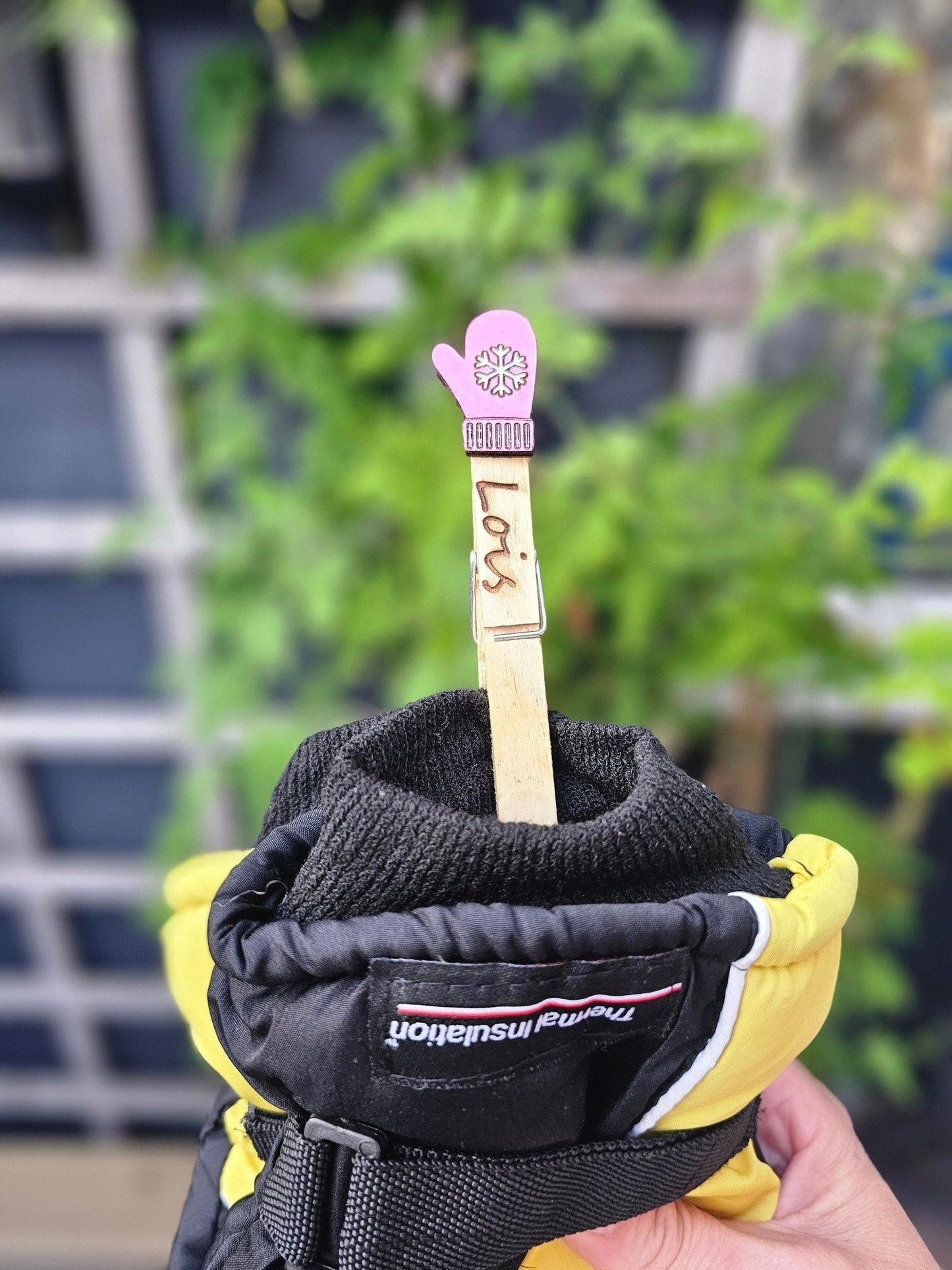 Personalised Children's Wellies Pegs/Welly Pegs/Boot Peg, Gloves Peg, Any age - Slice of Wild