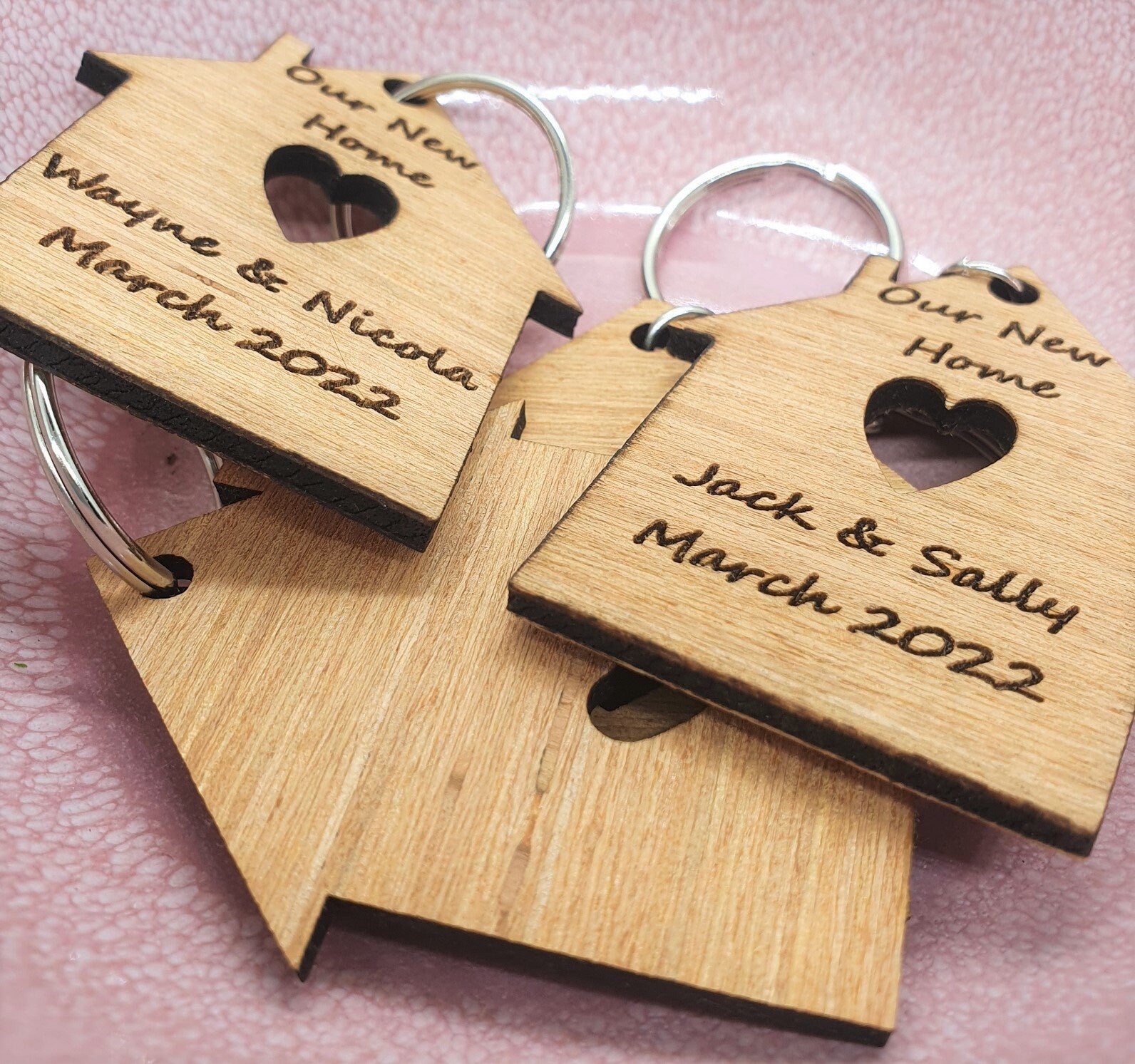 New Home Keyrings - Premium  from Slice of Wild - Just $4.99! Shop now at Slice of Wild