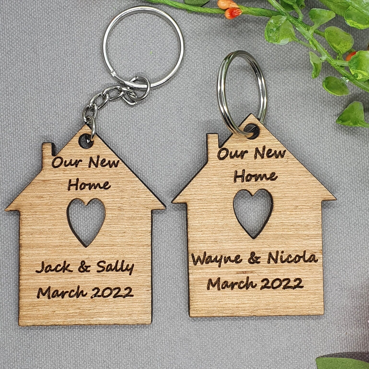 New Home Keyrings - Premium  from Slice of Wild - Just $4.99! Shop now at Slice of Wild