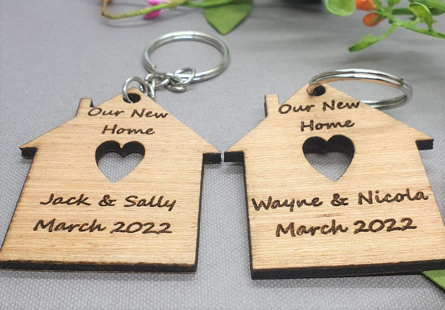 New Home Keyrings - Premium  from Slice of Wild - Just $4.99! Shop now at Slice of Wild