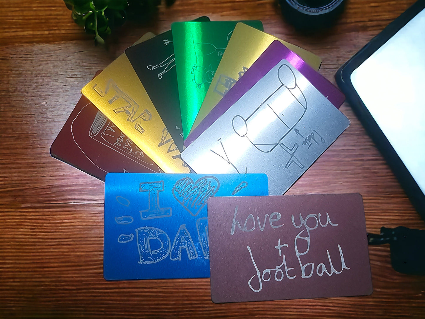 Personalised Metal Wallet Card - Slice of Wild