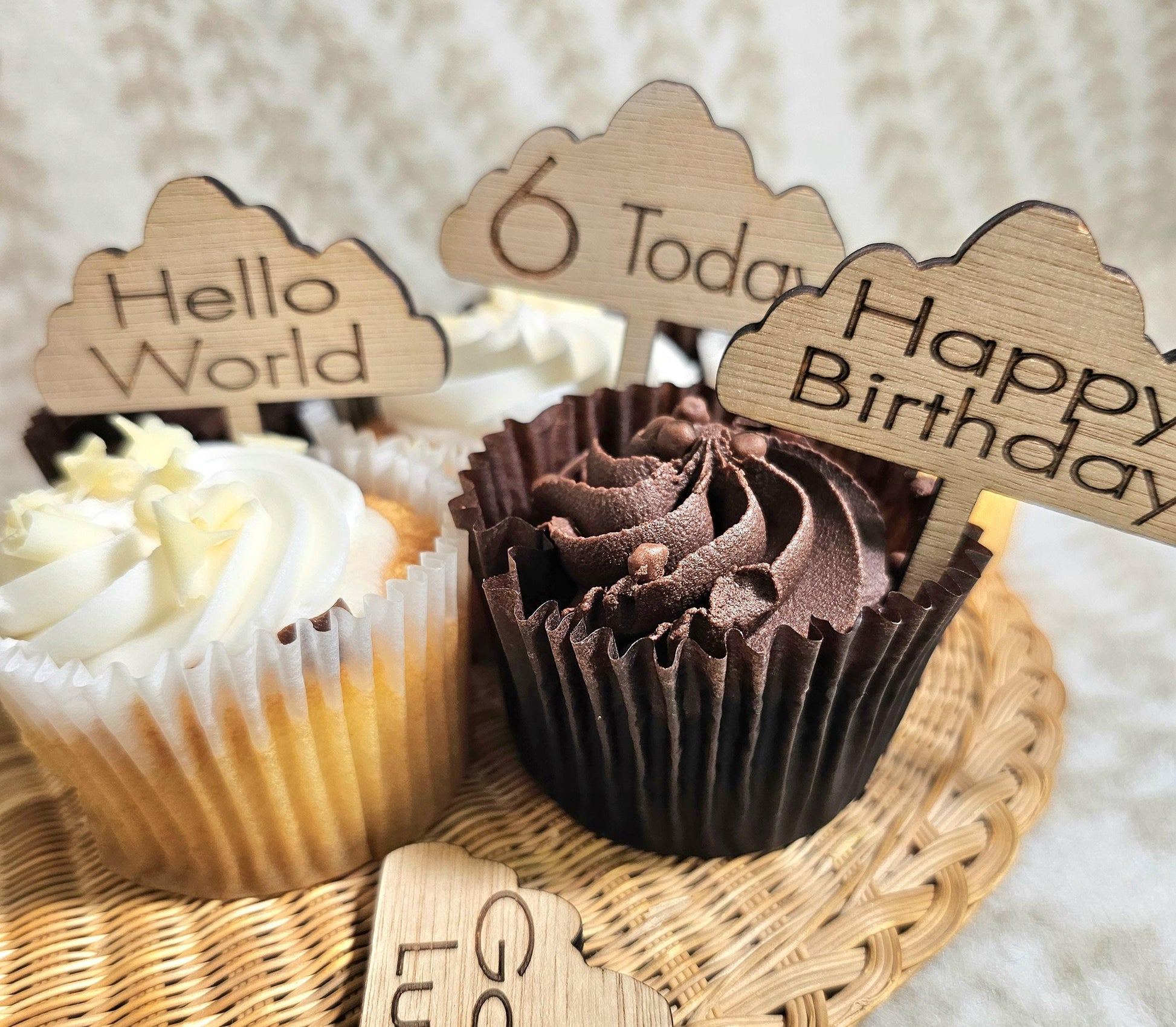 Cloud Cupcake Toppers - Premium  from Slice of Wild - Just $6.99! Shop now at Slice of Wild