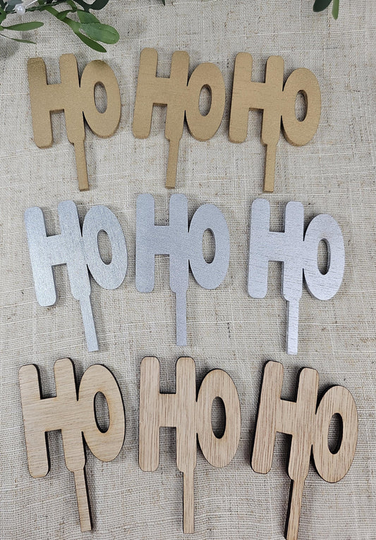 Ho Ho Ho Cake Topper - Premium Cake Topper from Slice of Wild - Just $6! Shop now at Slice of Wild