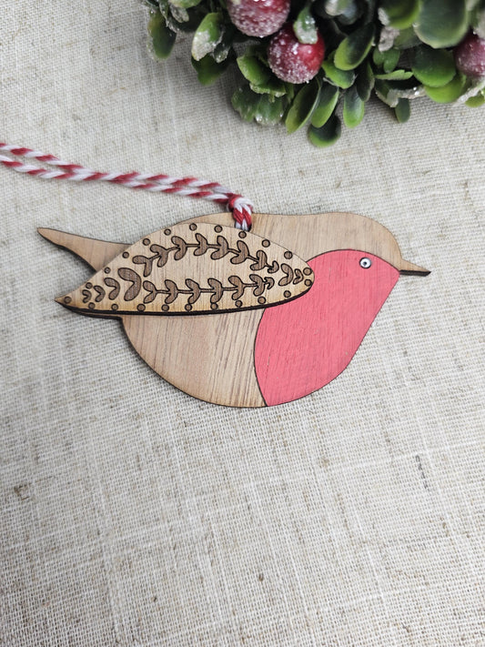 Robin Wooden Hanging Decoration - Premium  from Slice of Wild - Just $5.50! Shop now at Slice of Wild