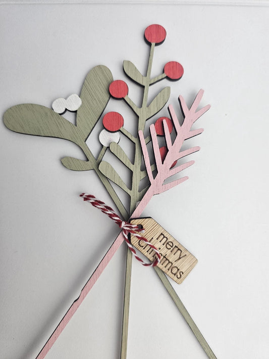 Wooden Winter Bouquet - Premium  from Slice of Wild - Just $12! Shop now at Slice of Wild