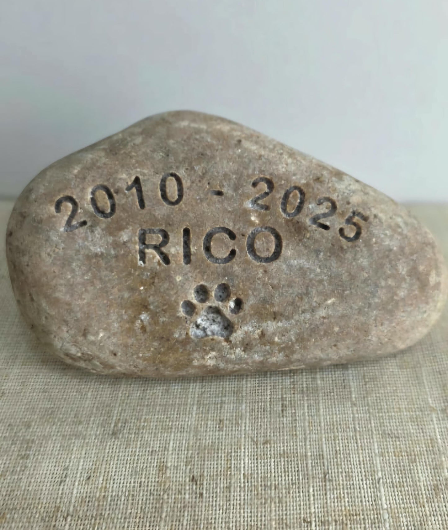 Personalised  Pet Memorial Pebble, - Premium  from Slice of Wild - Just $12.99! Shop now at Slice of Wild