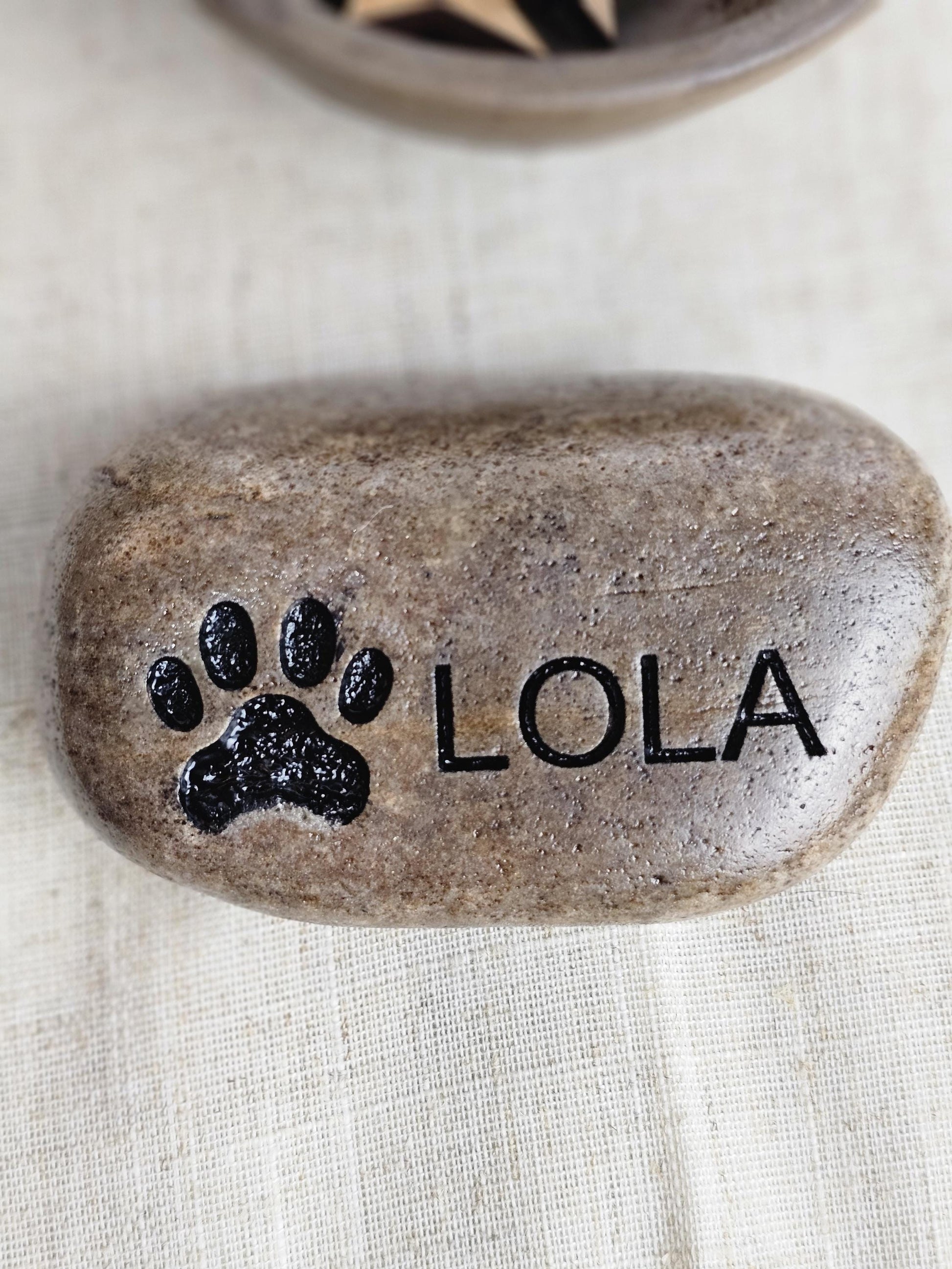 Personalised  Pet Memorial Pebble, - Premium  from Slice of Wild - Just $12.99! Shop now at Slice of Wild