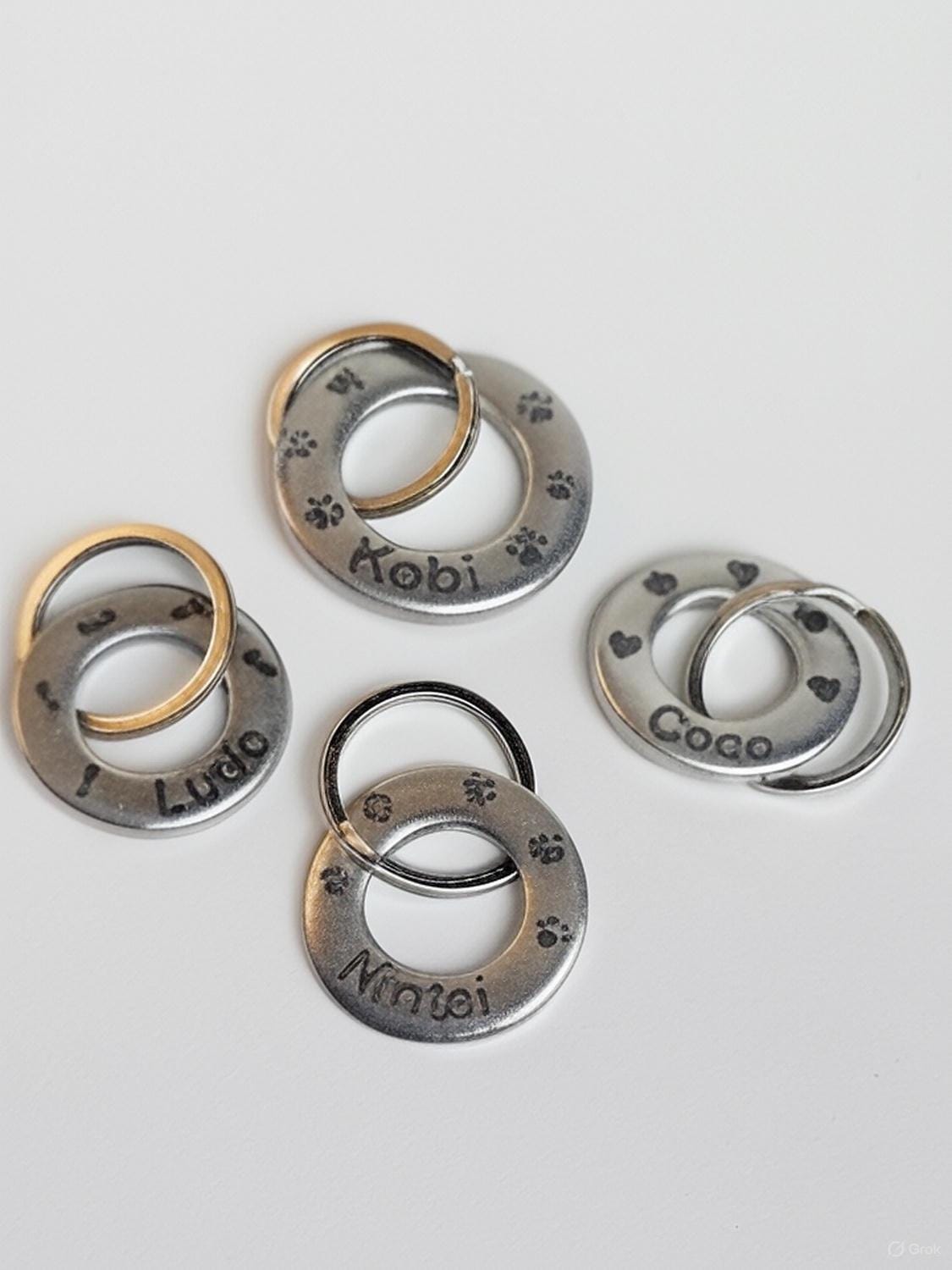 Personalised Stainless Steel Pet ID Tag – Custom Engraved with Any Symbol of Your Choice