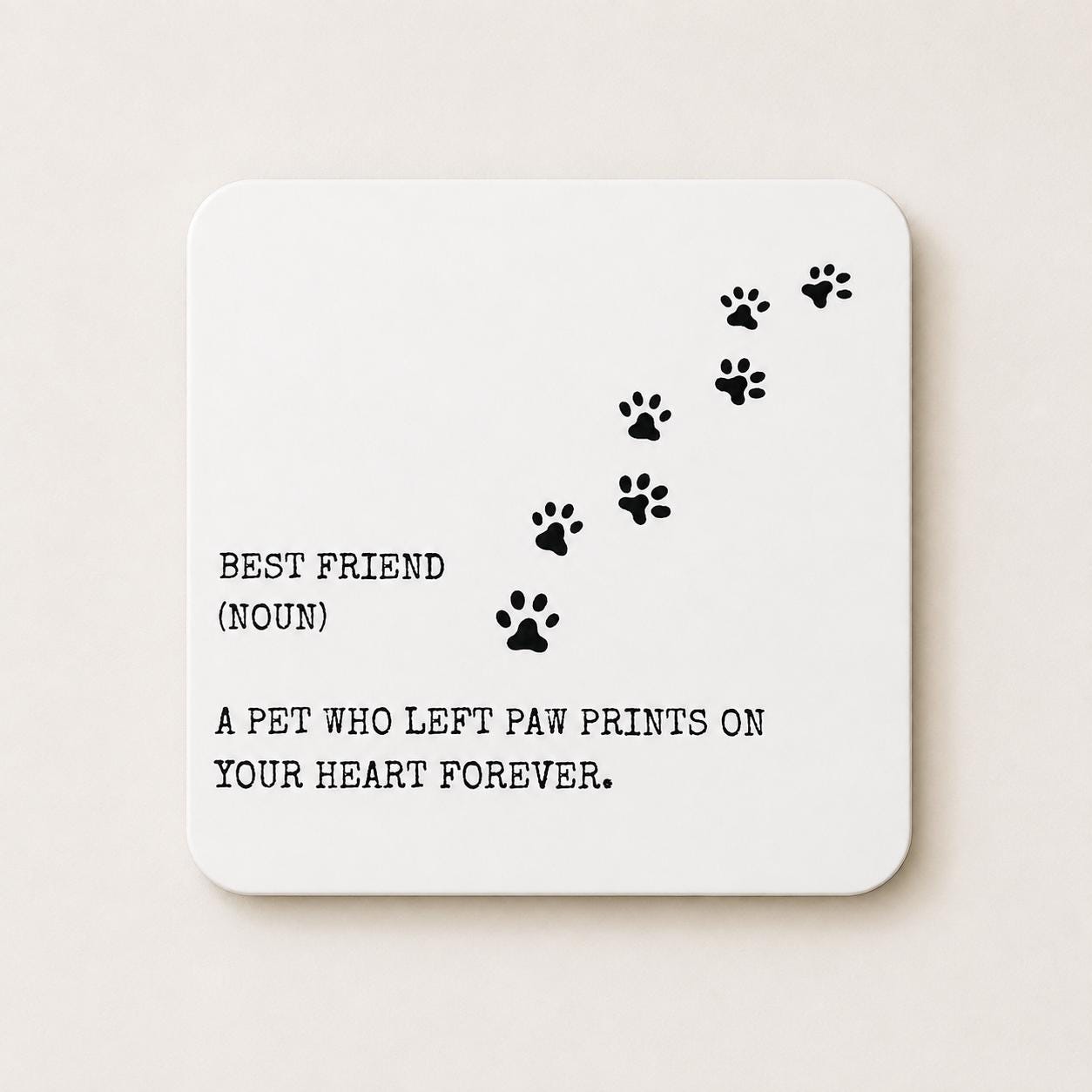 Pet Memorial Coaster