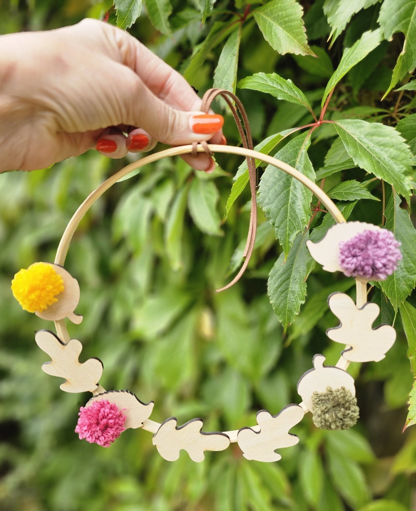 Autumn Hooped Wreath - Premium  from My Store - Just $16.99! Shop now at Slice of Wild