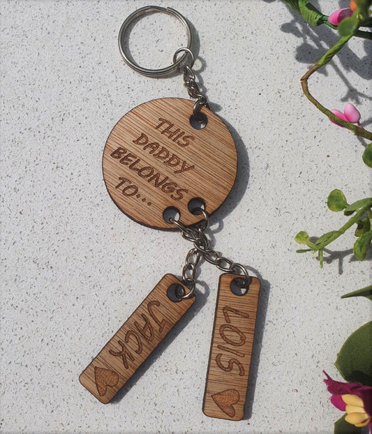 Dad/Father's Day Keyring - Premium  from My Store - Just $6.25! Shop now at Slice of Wild