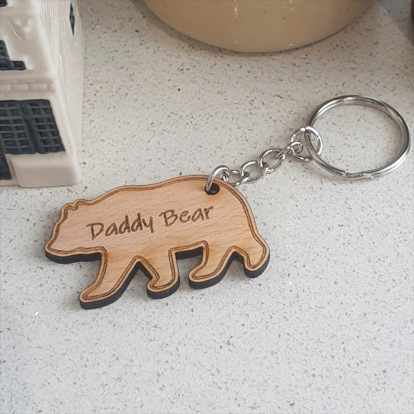 Mummy or Daddy Bear Keyring - Premium  from My Store - Just $5.50! Shop now at Slice of Wild