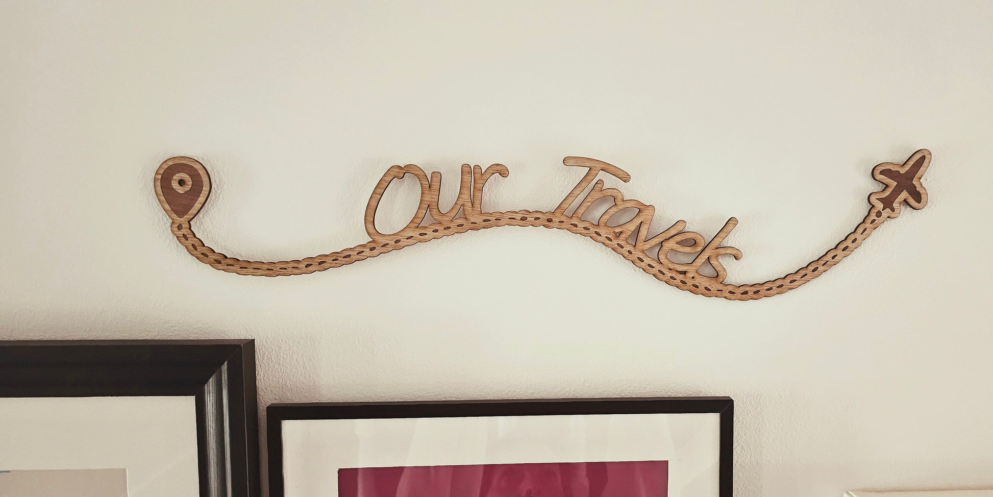 Wall Words, Travel sign for wall, Travel sign wood, Travel wooden sign, Travel wall decor, Laser cut wood sign - Premium  from Slice of Wild - Just $14.99! Shop now at Slice of Wild