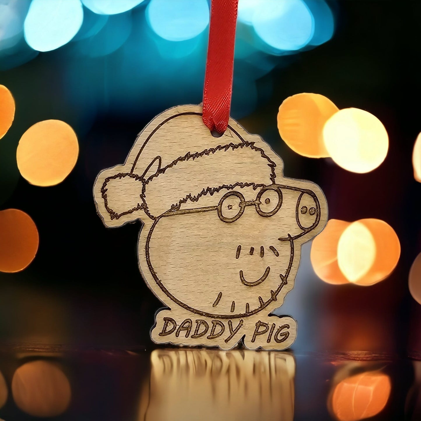 Daddy Pig Christmas Decoration - Slice of Wild