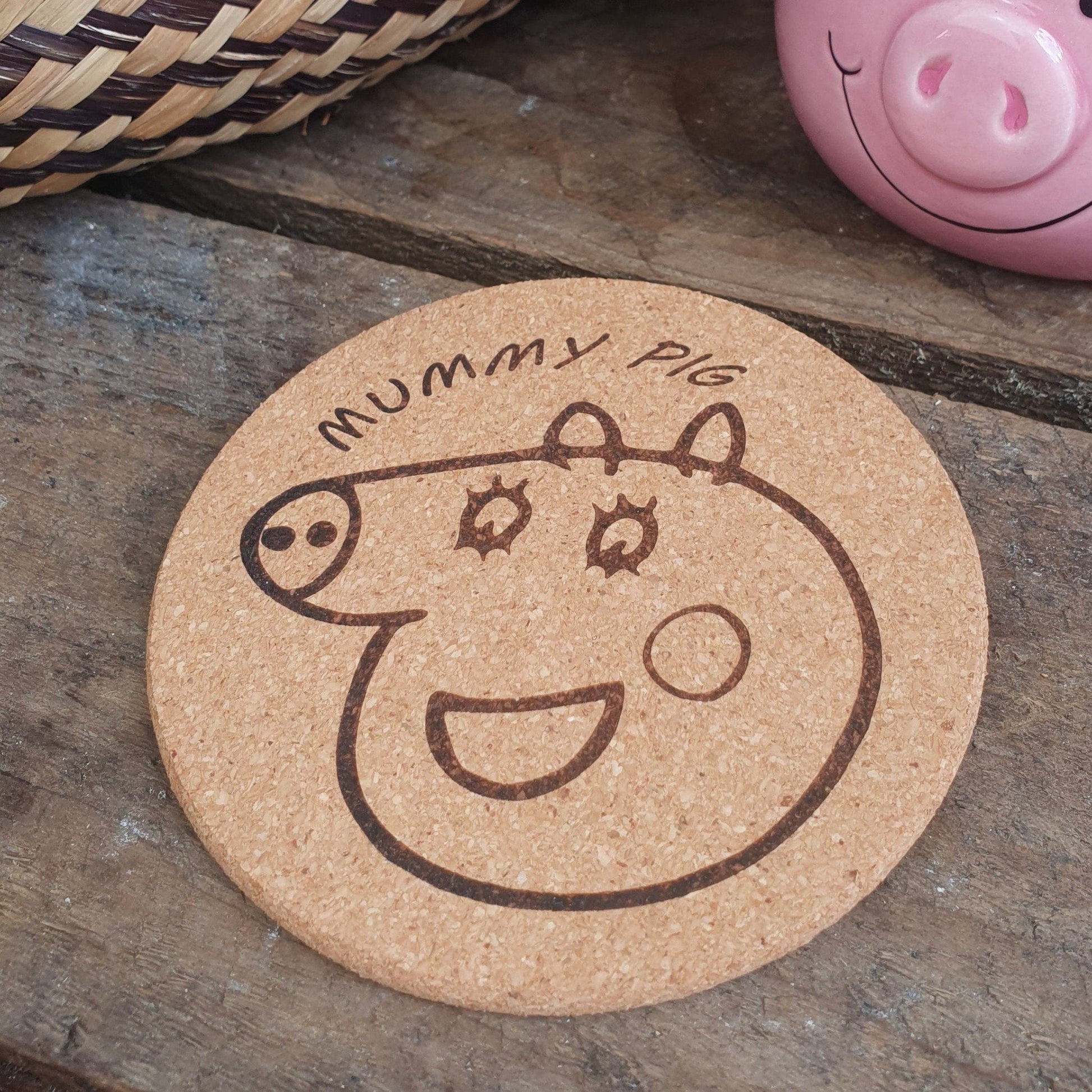 Cork Pig Coasters - Slice of Wild