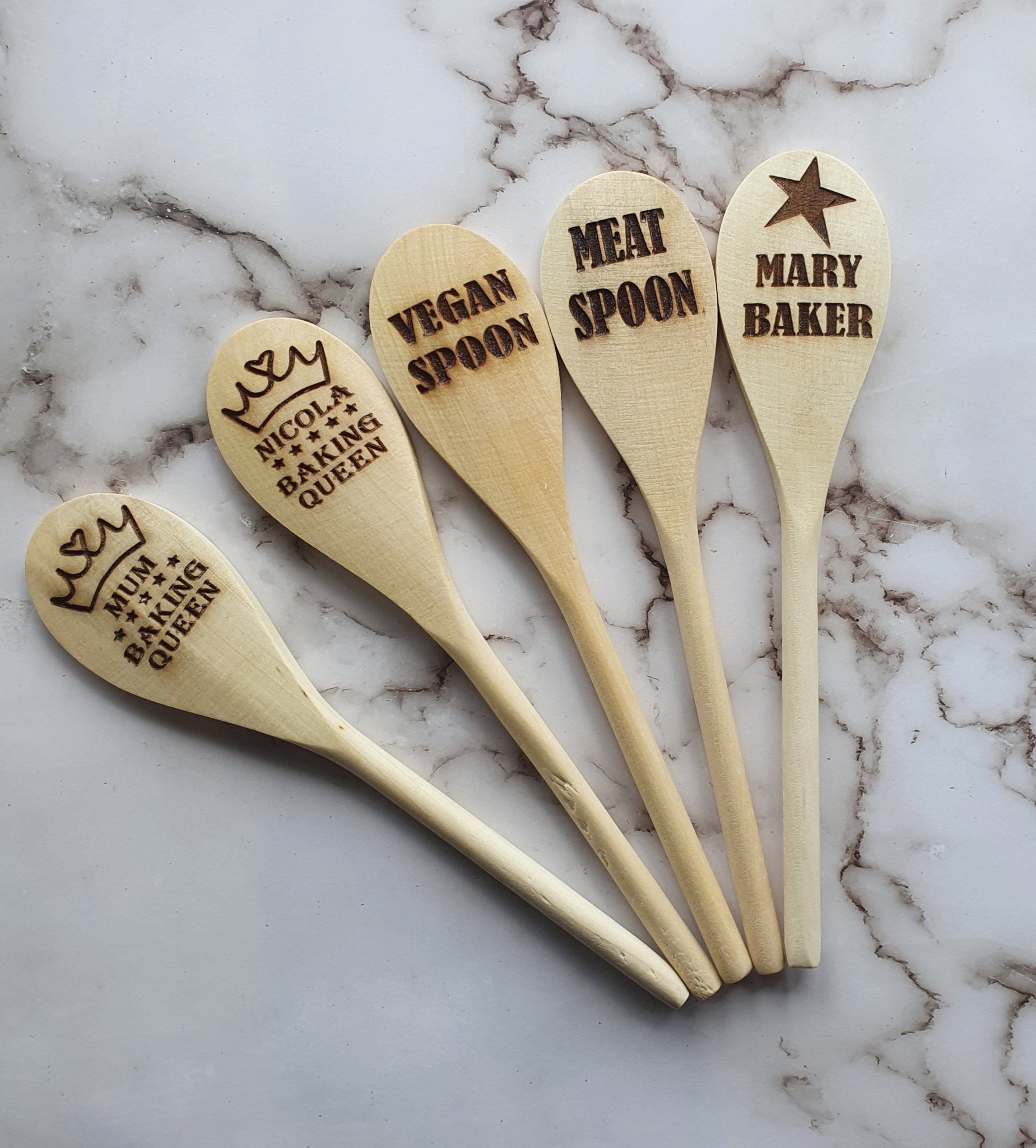 Personalised Wooden Spoon - Premium  from My Store - Just $4.99! Shop now at Slice of Wild